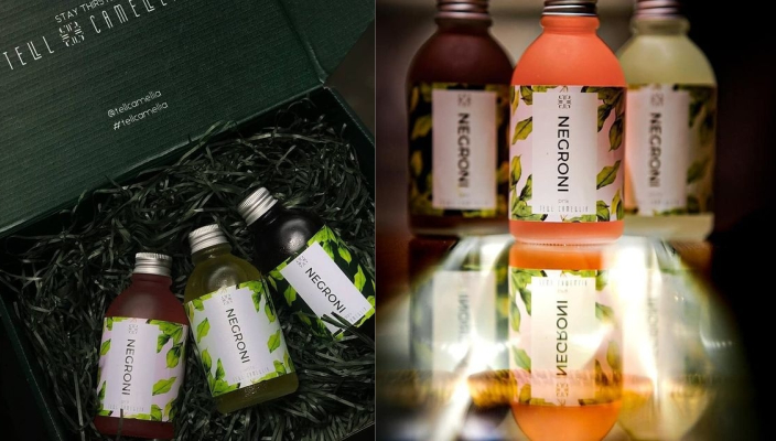 香港Bottled Cocktail丨#4. Tell CamelliaTell Camellia以獨特的以茶入酒調製方法見稱，清新的茶酒讓人感覺一試難忘 。為了讓大家在疫情期間都可以品嚐到酒吧的高質